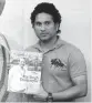  ??  ?? Sachin Tendulkar at the launch of the book Raj Singh Dungarpur — A tribute in Mumbai. — PTI