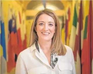  ?? // ABC ?? Roberta Metsola, actual vicepresid­enta del Parlamento Europeo