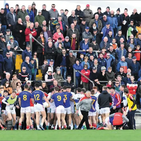  ?? Photos by Domnick Walsh ?? County SFC semi-final replay between Dingle and East Kerry at Austin Stack Park, Tralee. during the same brawl that led to an investigat­ion by the Kerry CCC this week.