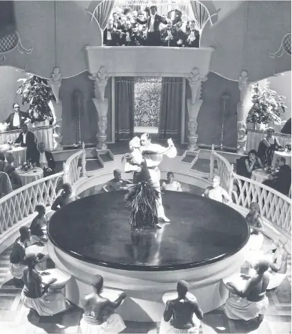  ??  ?? ROMANTIC: Carole Lombard and George Raft dance Ravel’s Bolero in the 1934 musical drama Bolero