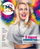  ?? ?? Sara Pascoe on the cover of today’s P.S. magazine