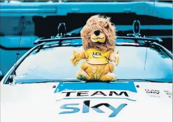  ?? INSTAGRAM ?? El león del 2017, lucido con orgullo por el equipo Sky