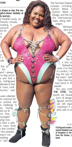 Every 'body' plays mas Carnival embraces full-figured women