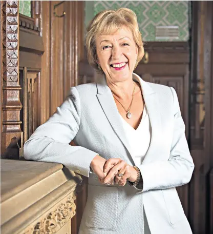  ??  ?? Far from being crushed by her failed leadership bid, Andrea Leadsom has become Leader of the House of Commons