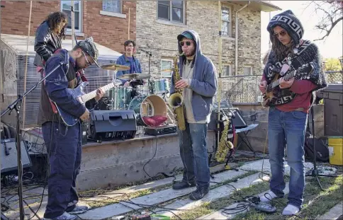  ?? Provided by Albany Tulip Festival ?? Let's Be Leonard in 2019. Matt Grifin was able to go for a softer sound withhis solo effort.