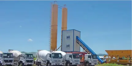  ?? Photo: Charles Chambers ?? Tengy Cement (Fiji) Company Limited Lautoka Factory site at Naikabula Road, Lautoka.