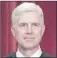  ??  ?? Neil M. Gorsuch, 50; nominated by Donald Trump in 2017.