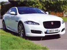  ??  ?? The Jaguar XJ R-Sport is a great new addition to the famous brand.