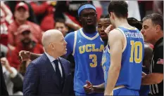  ?? YOUNG KWAK — THE ASSOCIATED PRESS ?? UCLA coach Mick Cronin, whose Bruins did not make the NCAA Tournament, said it's hard to ask players to do what they're not yet ready to do.
