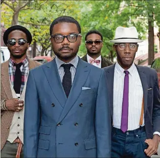  ?? CONTRIBUTE­D BY HANIF ABDUR-RAHIM ?? “A Revolution­ary in Etiquette — Connoisseu­rs of Swag” is part of the “Dandy Lion: (Re) Articulati­ng Black Masculine Identity” exhibit at the Hammonds House Museum, which runs through April 28.