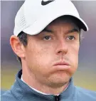  ??  ?? BLEW IT McIlroy knows his dismal start cost him at Birkdale