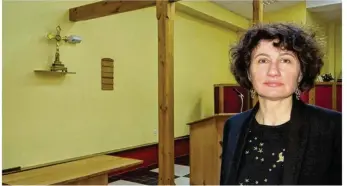  ??  ?? Annie Ouvry a été récemment élue présidente du conseil presbytéra­l protestant de Dieppe.