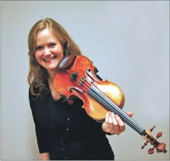  ??  ?? Norwegian violinist Marianne Thorsen.