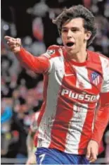  ?? // AFP ?? Joao Félix, tras marcar al United en el partido de ida