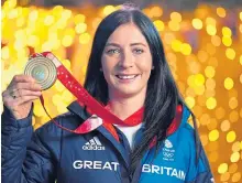  ?? ?? Eve Muirhead after her Olympic success.