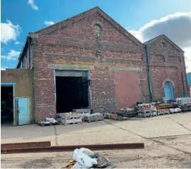  ??  ?? The exterior and interior of the building in the Hetton Lyons Industrial Estate, said to be the last one surviving from the ground-breaking Hetton Colliery Railway, is facing demolition a year before the line’s bicentenar­y celebratio­ns. STUART PORTHOUSE