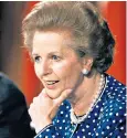  ??  ?? Steely: comparison­s of Theresa May with Margaret Thatcher were gravely mistaken