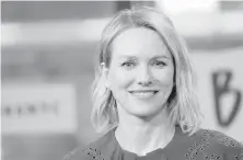  ??  ?? Naomi Watts portrays a therapist in Gypsy, a series on Netflix.