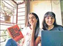  ?? HT PHOTO ?? ■ Jharna Mandowara with her sister Mitanshi in their high-rise apartment in Kandivli in suburban Mumbai.