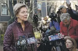  ?? Steven Senne Associated Press ?? ANTI-TAX advocates have targeted proposals by Sen. Elizabeth Warren (DMass.), shown in 2020, and others to levy taxes on assets with undistribu­ted gains.