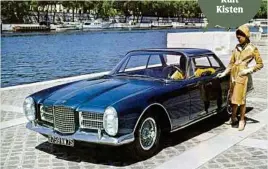  ??  ?? Von 1955 bis 1964 dauerte die Ära der Facel Vega Kult Kisten