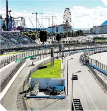  ?? ?? El circuito de Sochi tenía previsto celebrar la carrera, en septiembre.