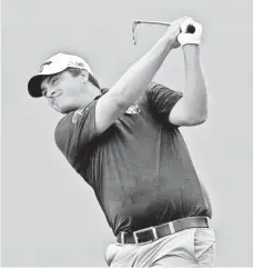  ?? DERICK E. HINGLE, USA TODAY SPORTS ?? Brian Stuard, hitting on the 18th hole during the first round of the Zurich Classic, is seeking his first PGA Tour win.