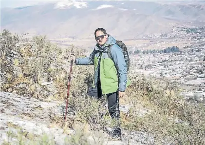  ?? FOTOS: INSTAGRAM ?? Gustavo Tofaletti. Viaja por el mundo y opta por bañarse menos y con productos vegetales.