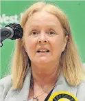  ?? ?? Call to work together Cllr Janet Campbell invited Labour to work with the SNP