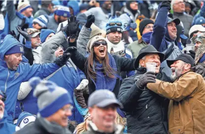  ?? COMMERCIAL APPEAL ?? Memphis fans cheer as the Tigers take on Iowa State at the AutoZone Liberty Bowl on Dec. 30, 2017. MARK WEBER/THE
