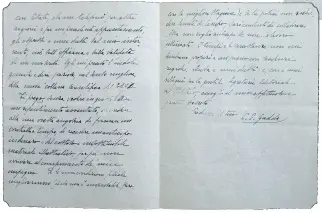  ??  ?? Inedite Due lettere scritte da Gadda a Vigevani e parte dell’archivio «Centro Apice» dell’Università degli Studi di Milano che raccoglie documenti di valore culturale