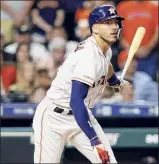  ?? Bob Levey / Getty Images ?? Carlos Correa of the Astros made just one error last season and had a standout postseason, hitting .362 with six home runs and 17 RBIS in 13 playoff games.