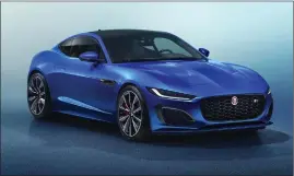  ??  ?? The new Jaguar F-Type gets a new look for 2020