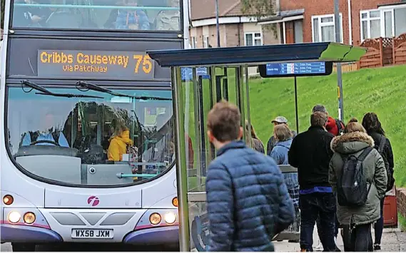  ?? ?? A severe driver shortage is affecting bus services across the region