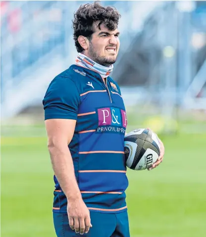  ?? Picture: SNS Group. ?? Stuart McInally has enjoyed a “brilliant three months off” but faces a gruelling schedule in the next few months.