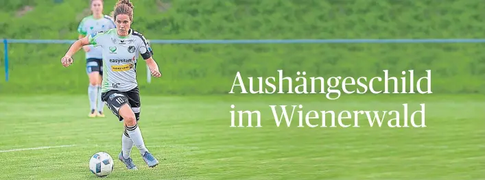  ?? [ SV Neulengbac­h ] ?? In 109 Länderspie­len hat Nina Burger für Österreich aufgespiel­t, nun bekommen sie die Fans wieder in der heimischen Bundesliga zu sehen.