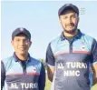 ??  ?? Suraj Kumar and Mehran Khan of Al Turki NMC