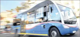  ?? PHOTO: DAVID RITCHIE ?? MyCiTi buses resumed operations on Saturday.