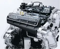  ??  ?? The 2018 Audi TT RS engine puts out an impressive 400 horsepower.