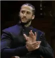  ?? Associated Press ?? Colin Kaepernick says he’s “still ready” to return to the NFL. In a video posted Wednesday on social media, Kaepernick, 31, was shown working out in a gym. In the video, he says: “5 a. m. 5 days a week. For 3 years. Still Ready.”