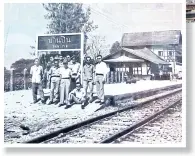  ??  ?? Ban Pin Railway Station in Long district is another unique station. It was designed like a Bavarian timbre-frame house, a reminder of German engineers’ contributi­on to the constructi­on of the Kingdom’s northern railway. Unlike the one in Mae Phuak,...