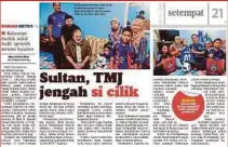  ??  ?? LAPORAN Harian Metro, semalam.