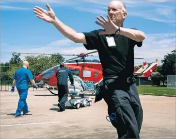  ?? Marcus Yam Los Angeles Times ?? BAPTIST HOSPITALS of Southeast Texas evacuated facilities in Beaumont, Texas, after the city lost its water supply. Another Beaumont hospital, Christus St. Elizabeth, remained open using its own water supply.