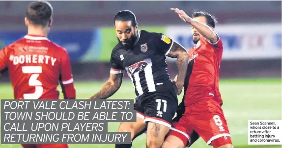  ??  ?? Sean Scannell, who is close to a return after battling injury and coronaviru­s.