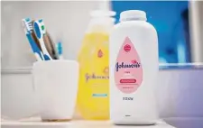  ?? Tiffany Hagler-Geard/Bloomberg ?? Johnson & Johnson can’t use bankruptcy to avoid cancer lawsuits over its baby powder, a federal appeals court ruled.