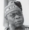  ?? Ex-president Olusegun Obasanjo ??