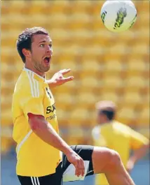  ?? Photo: FAIRFAX NZ ?? Calling time: Phoenix midfielder Tim Brown will quit football at the end of the season.