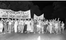  ?? ?? A ‘Take Back The Night’ rally in Boston in 1978. Photograph: Spencer Grant/Getty Images