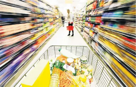  ?? Picture: DON BAYLEY ?? SHELF LIFE: Inflation, the rand’s depreciati­on and a rising petrol price have led to a sharp increase in the cost of the monthly shopping basket