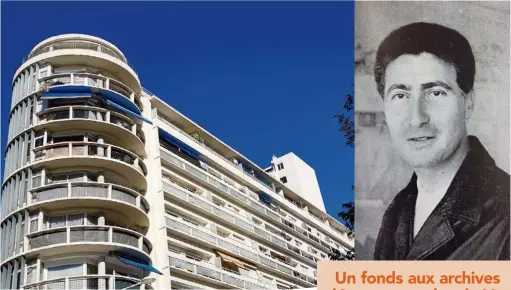  ?? (A.R. et DR) ?? C’est dans l’immeuble Lazare Carnot à Toulon que Jean-Georges Narkisian a installé son premier cabinet en solo, après avoir travaillé avec Alfred Henry.